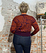 ANUKOO wollen vest ZEBRA MASALA 100% alpaca