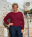 ANUKOO wollen kabeltrui MINA FRAMBOOS 100% alpaca