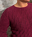 ANUKOO wollen kabeltrui MINA FRAMBOOS 100% alpaca