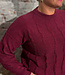 ANUKOO wollen trui WAVES FRAMBOOS 100% alpaca