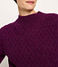 LANIUS alpaca kabel trui YVE BORDEAUX