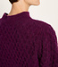 LANIUS alpaca kabel trui YVE BORDEAUX