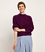 LANIUS alpaca kabel trui YVE BORDEAUX