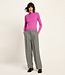 LANIUS wollen pantalon LOIZA CHECKS met bandplooi