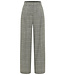 LANIUS wollen pantalon LOIZA CHECKS met bandplooi