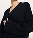 LANIUS lang vest van alpaca en wol DEIDRE NIGHT