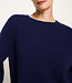 LANIUS trui PIP PURPLE BLUE van wol en biologisch katoen