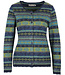 FLOMAX puur wollen v-hals vest ROSALIA BLUE