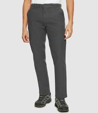 KnowledgeCottonApparel Chino broek RUTGER GRAY PINSTRIPE biokatoen flanel KCA