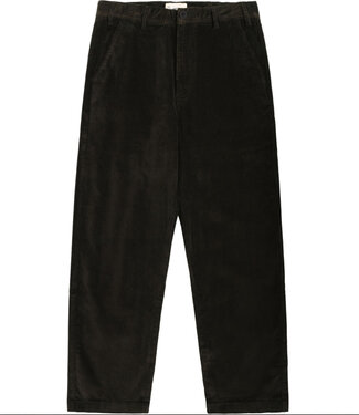 KnowledgeCottonApparel Chino broek corduroy FLINT CHOCOLAT biologisch katoen KCA