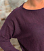 ANUKOO wollen trui 100% alpaca HANNAH AUBERGINE