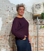 ANUKOO wollen trui 100% alpaca HANNAH AUBERGINE