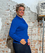TRANQUILLO v-hals shirt ZAIA PAISLEY van biologisch katoen