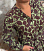 TRANQUILLO Jurk met print BEA BOTANIC van ecovero