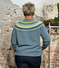 HARLEY Wollen fairisle trui ORIBE BLUE pure lamswol