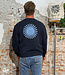 THINKING MU sweater SOL NAVY van biologisch katoen