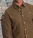 Overhemd fishbone flanel DIRK CHOCO biologisch katoen KCA