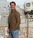 Overhemd fishbone flanel DIRK CHOCO biologisch katoen KCA