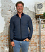 Living Crafts LIVING CRAFTS heren vest met rits LEO BLUE biologisch katoen