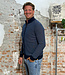 LIVING CRAFTS heren vest met rits LEO BLUE biologisch katoen