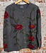Wollen vest van 100% alpaca ROSES GREY