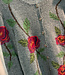 Wollen vest van 100% alpaca ROSES GREY