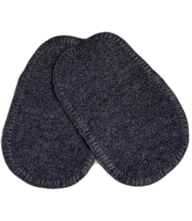 wollen patch voor reparatie van wollen kleding GRIJS