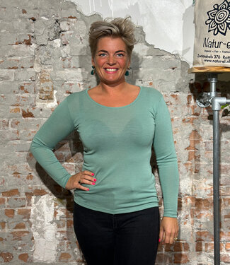 Hocosa HOCOSA longsleeve wol zijde dames SALIE
