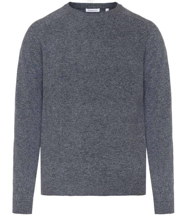 Wollen trui RUUD GREY 100% biologische lamswol KCA