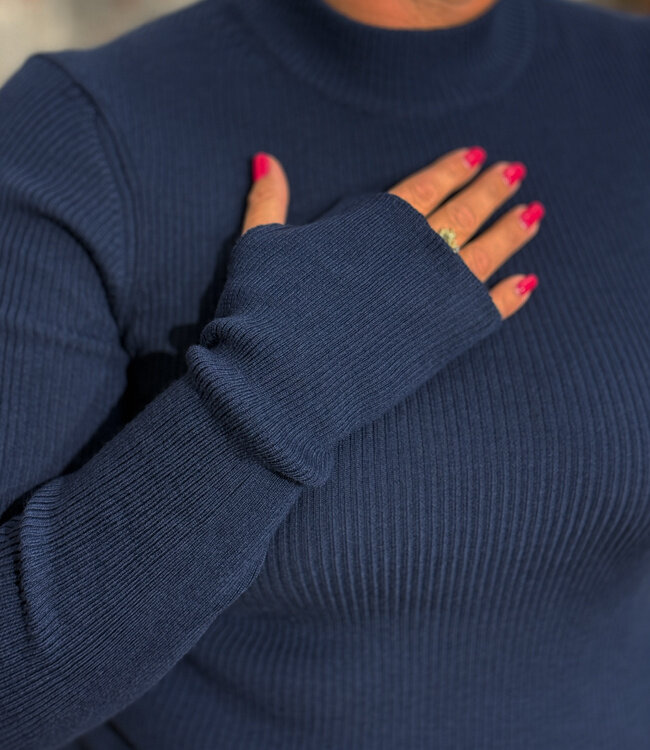 Coltrui ERIN NAVY 100% biologische merino KCA