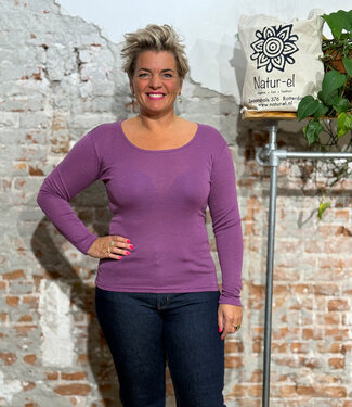 Hocosa HOCOSA longsleeve wol zijde dames BRAAM