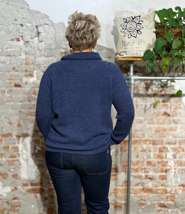 Wollen trui met col van 100% alpaca EVA JEANS