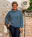 Wollen trui met col van 100% alpaca EVA SEA