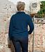Wollen trui met col van 100% alpaca EVA PETROL