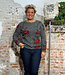 Wollen vest van 100% alpaca ROSES GREY