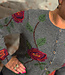 Wollen vest van 100% alpaca ROSES GREY
