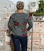 Wollen vest van 100% alpaca ROSES GREY