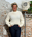 Lanius LANIUS alpaca kabel trui YVE OFF WHITE