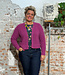 Recolution RECOLUTION openvallend vest INGA PINK biologisch katoen