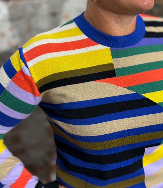 SKFK trui HUA GREMS van gebreid biologisch katoen