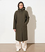 LANGERCHEN lange wollen trenchcoat MILPORT OLIVE