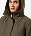 LANGERCHEN lange wollen trenchcoat MILPORT OLIVE