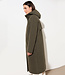 LANGERCHEN lange wollen trenchcoat MILPORT OLIVE