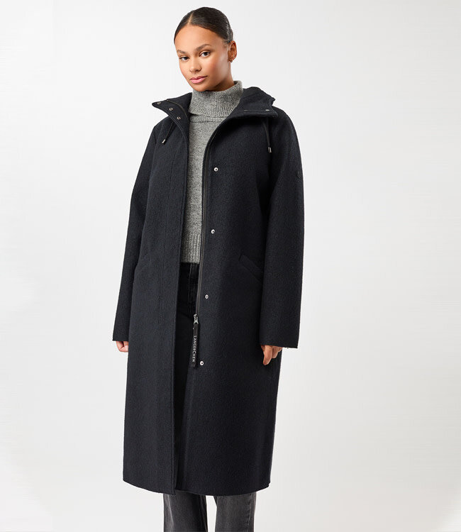 LANGERCHEN lange wollen trenchcoat MILPORT CARBON