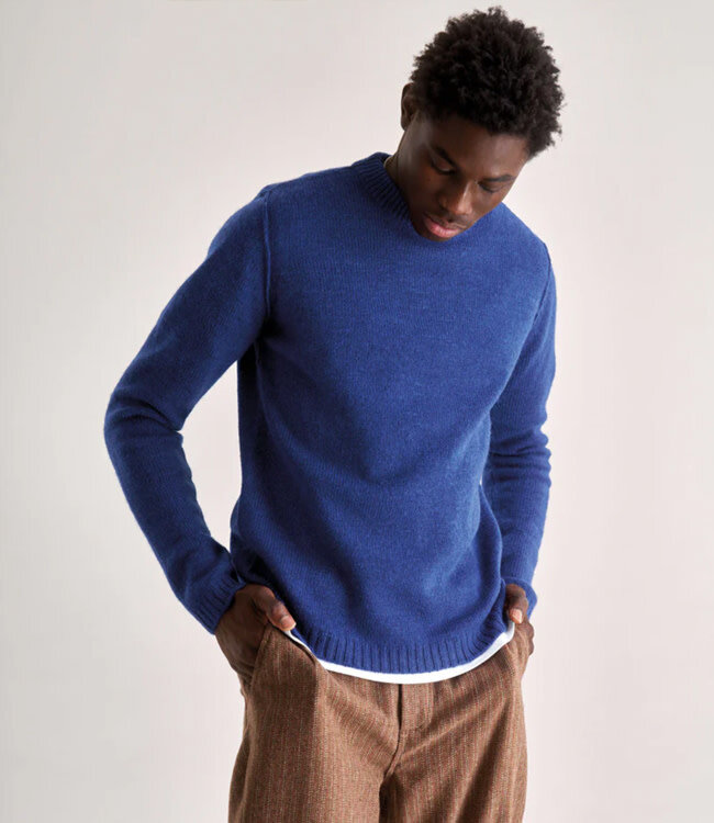 KOMODO trui BOBBY NAVY van 100% merino wol