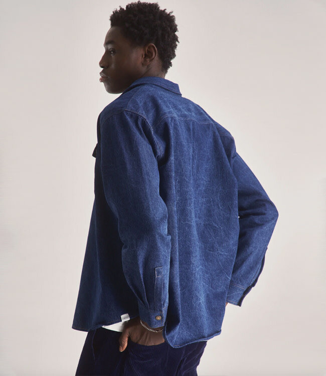 KOMODO denim overshirt KARDA biologisch katoen
