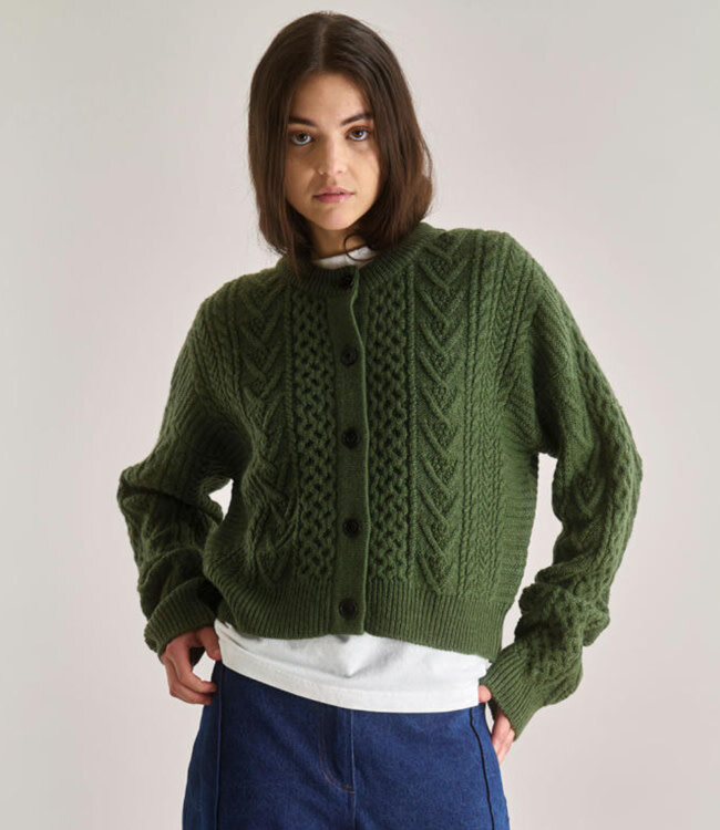 KOMODO wollen vest CHARLIE OLIVE 100% lamswol