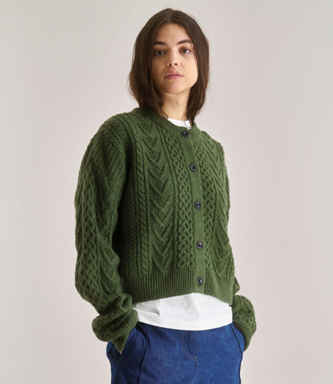 KOMODO wollen vest CHARLIE OLIVE 100% lamswol