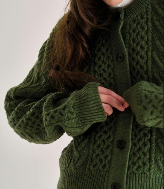 KOMODO wollen vest CHARLIE OLIVE 100% lamswol