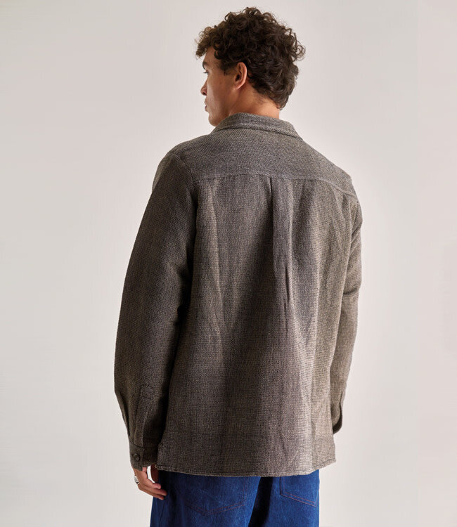 KOMODO overshirt SHANT BROWN handwoven